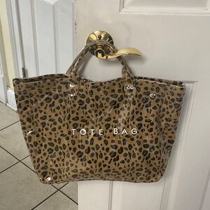Leopard Print Tote Bag